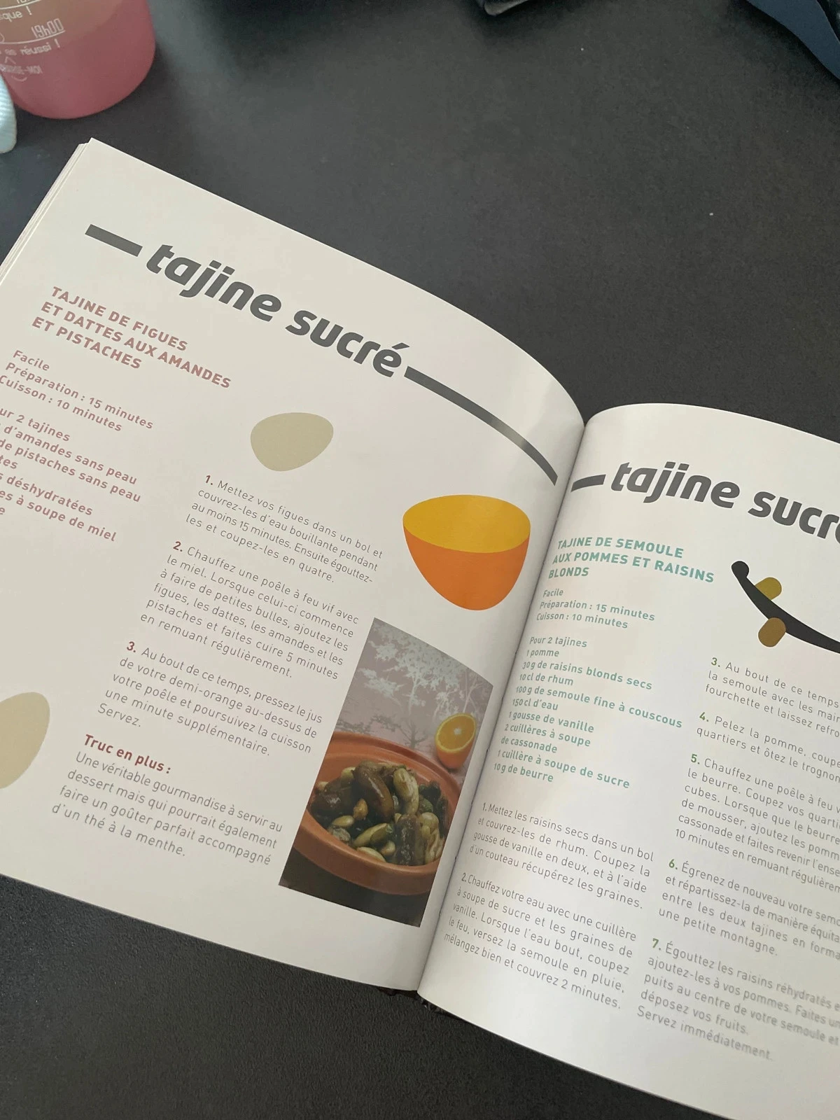 Livre recette recettes tajines salé sucré cuisine – photo 3